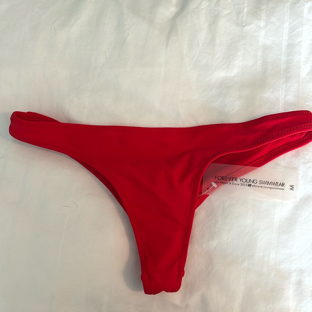 NWT red bikini bottom